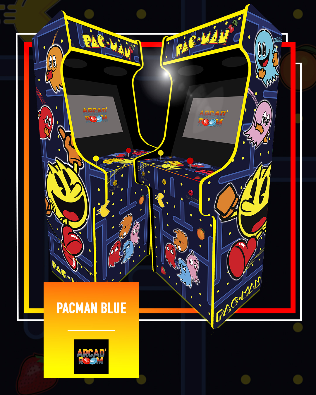 Borne d'arcade personnalisable fabriquée en Gironde (33) par Arcad'room