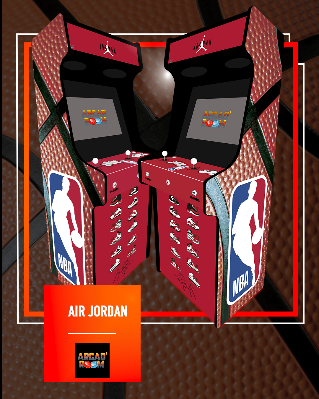 Borne d'arcade personnalisable fabriquée en Gironde (33) par Arcad'room