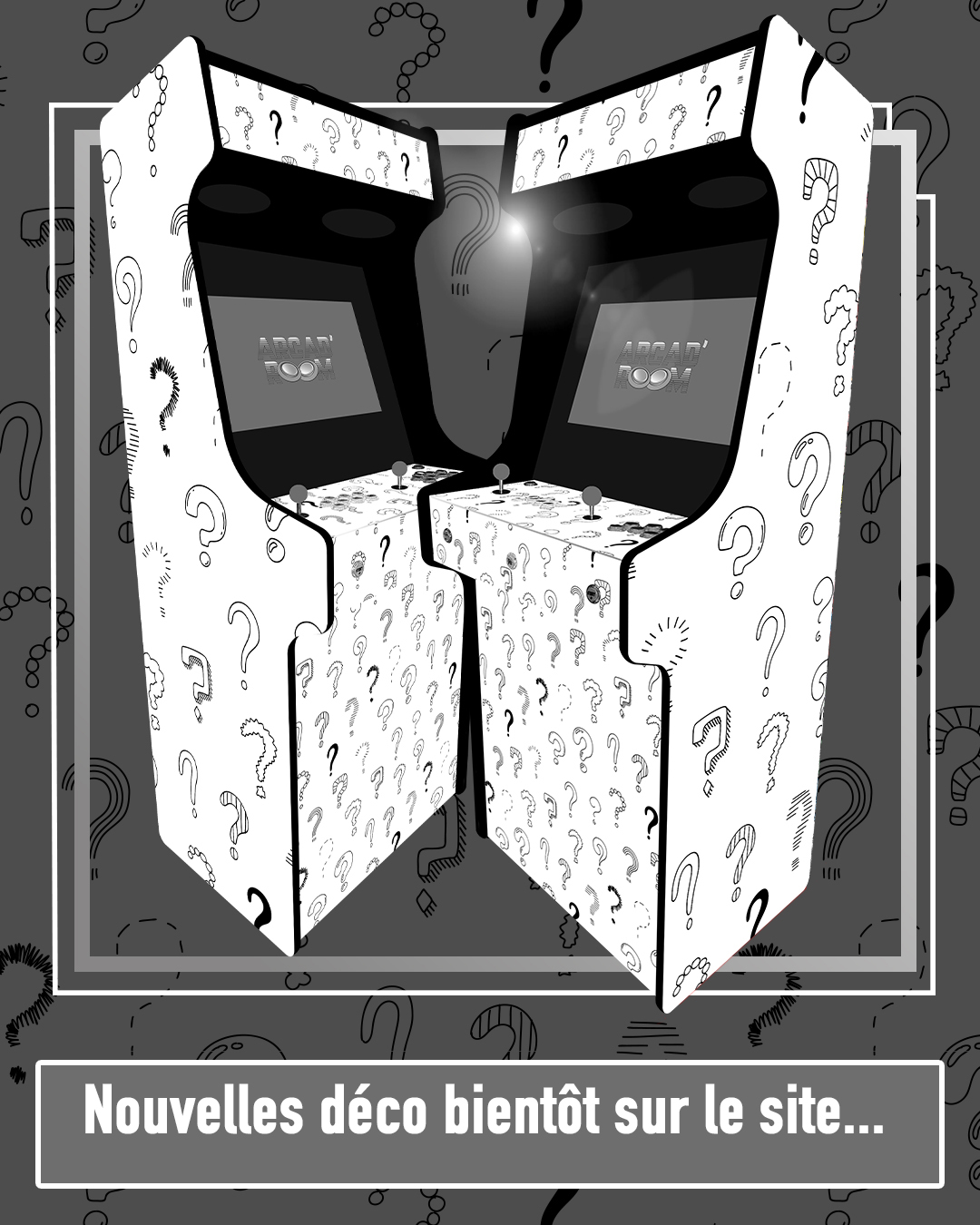 Borne d'arcade personnalisable fabriquée en Gironde (33) par Arcad'room