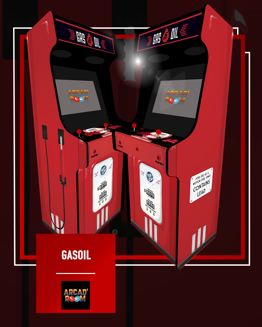 Borne d'arcade personnalisable fabriquée en Gironde (33) par Arcad'room